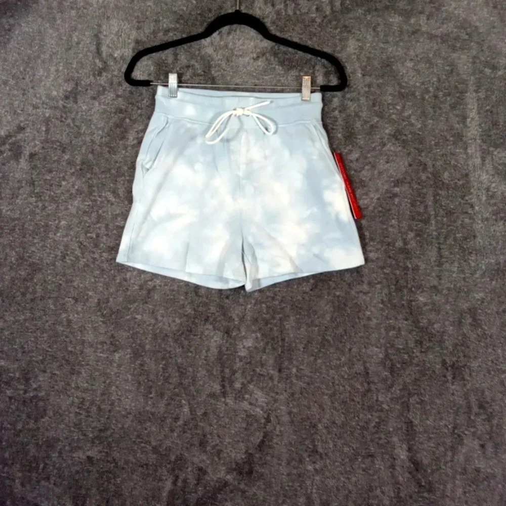 Good American tie dye sweatshorts cloud dye women's small